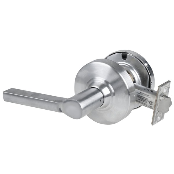 Schlage Grade 1 Exit Lock, Latitude Lever, Non-Keyed, Satin Chrome Finish, Non-Handed ND25D LAT 626 - main
